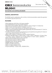 ML9041 datasheet pdf OKI electronic components