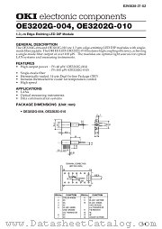 OE3202G-004 datasheet pdf OKI electronic components