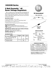 1N5333B-D datasheet pdf ON Semiconductor