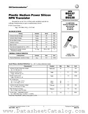 BD237-D datasheet pdf ON Semiconductor