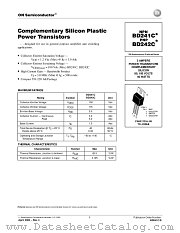 BD241C-D datasheet pdf ON Semiconductor