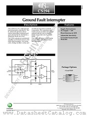 CS294-D datasheet pdf ON Semiconductor