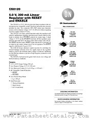 CS8120-D datasheet pdf ON Semiconductor