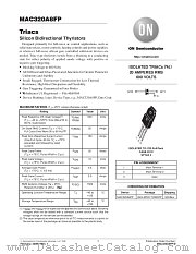 MAC320A8FP-D datasheet pdf ON Semiconductor