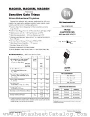 MAC8S-D datasheet pdf ON Semiconductor