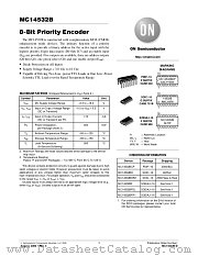 MC14532B-D datasheet pdf ON Semiconductor