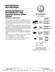 MC74HC4851A-D datasheet pdf ON Semiconductor