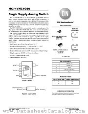 MC74VHC1G66-D datasheet pdf ON Semiconductor