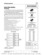 MC74VHC540-D datasheet pdf ON Semiconductor