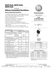 MCR12L-D datasheet pdf ON Semiconductor