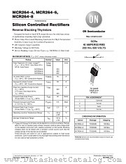 MCR264-4-D datasheet pdf ON Semiconductor