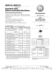 MCR716-D datasheet pdf ON Semiconductor