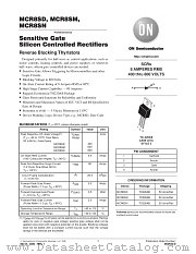 MCR8S-D datasheet pdf ON Semiconductor