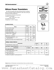 MJ21195-D datasheet pdf ON Semiconductor