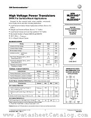 MJD340-D datasheet pdf ON Semiconductor