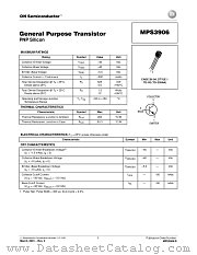 MPS3906-D datasheet pdf ON Semiconductor