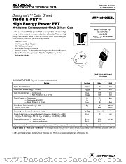 MTP12N06EZL-D datasheet pdf ON Semiconductor