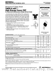 MTP3N50E-D datasheet pdf ON Semiconductor