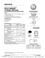 NTB13N10-D datasheet pdf ON Semiconductor