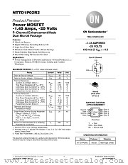 NTTD1P02R2-D datasheet pdf ON Semiconductor