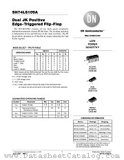 SN74LS109A-D datasheet pdf ON Semiconductor