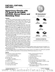 CAT1021 datasheet pdf ON Semiconductor