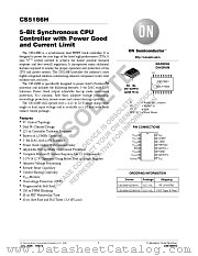 CS5166H datasheet pdf ON Semiconductor