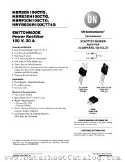 MBR20H100CT datasheet pdf ON Semiconductor