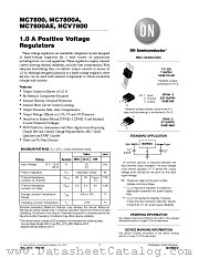 MC7800 datasheet pdf ON Semiconductor