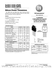 NJW21193 datasheet pdf ON Semiconductor