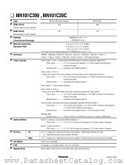 MN101C39C datasheet pdf Panasonic