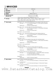 MN101C35D datasheet pdf Panasonic