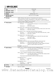 MN102L360C datasheet pdf Panasonic