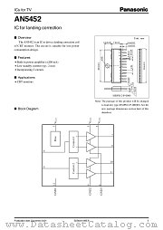 AN5452 datasheet pdf Panasonic