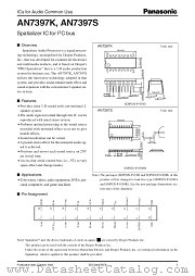 AN7397K datasheet pdf Panasonic