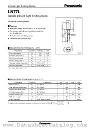 LN77L datasheet pdf Panasonic