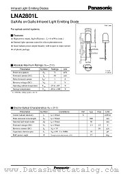 LNA2801L datasheet pdf Panasonic