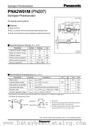 PNA2W01M datasheet pdf Panasonic