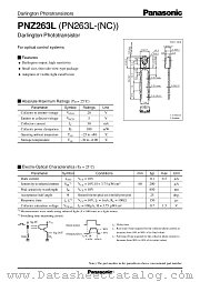 PNZ263L datasheet pdf Panasonic