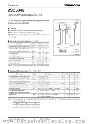 2SC5346 datasheet pdf Panasonic