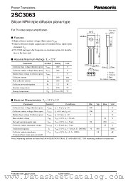 2SC3063 datasheet pdf Panasonic