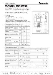 2SC3979A datasheet pdf Panasonic