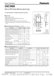 2SC3980 datasheet pdf Panasonic