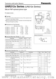 UN212Y datasheet pdf Panasonic