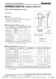 UN8231 datasheet pdf Panasonic