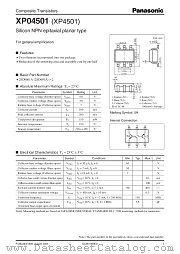 XP4501 datasheet pdf Panasonic