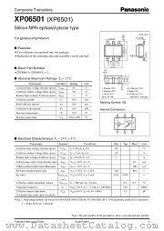 XP06501 datasheet pdf Panasonic