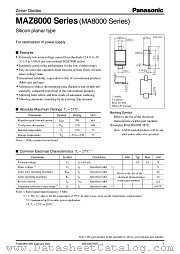 MAZ8043 datasheet pdf Panasonic