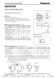 MAS3784 datasheet pdf Panasonic