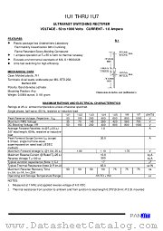 1U4 datasheet pdf Panjit International Inc